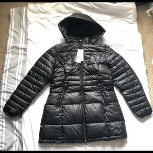 Women's Puffer Jacket Size X-Large Black New